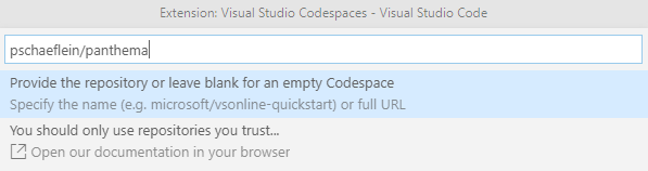 Codespaces-Create